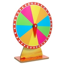 LEDMOMO Plastic Roulette Wheel for Parties and Assorted Color Lightweight and 10.6 Inches