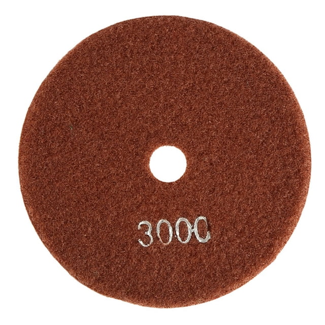 Discos abrasivos de almohadillas de pulido de diamante húmedo de 5 pulgadas y 125 mm para granito, hormigón, mármol (3000)