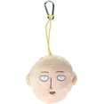 thumbnail image 1 of One Punch Man Saitama Face Anime Plush Keychain GE-38622, 1 of 3