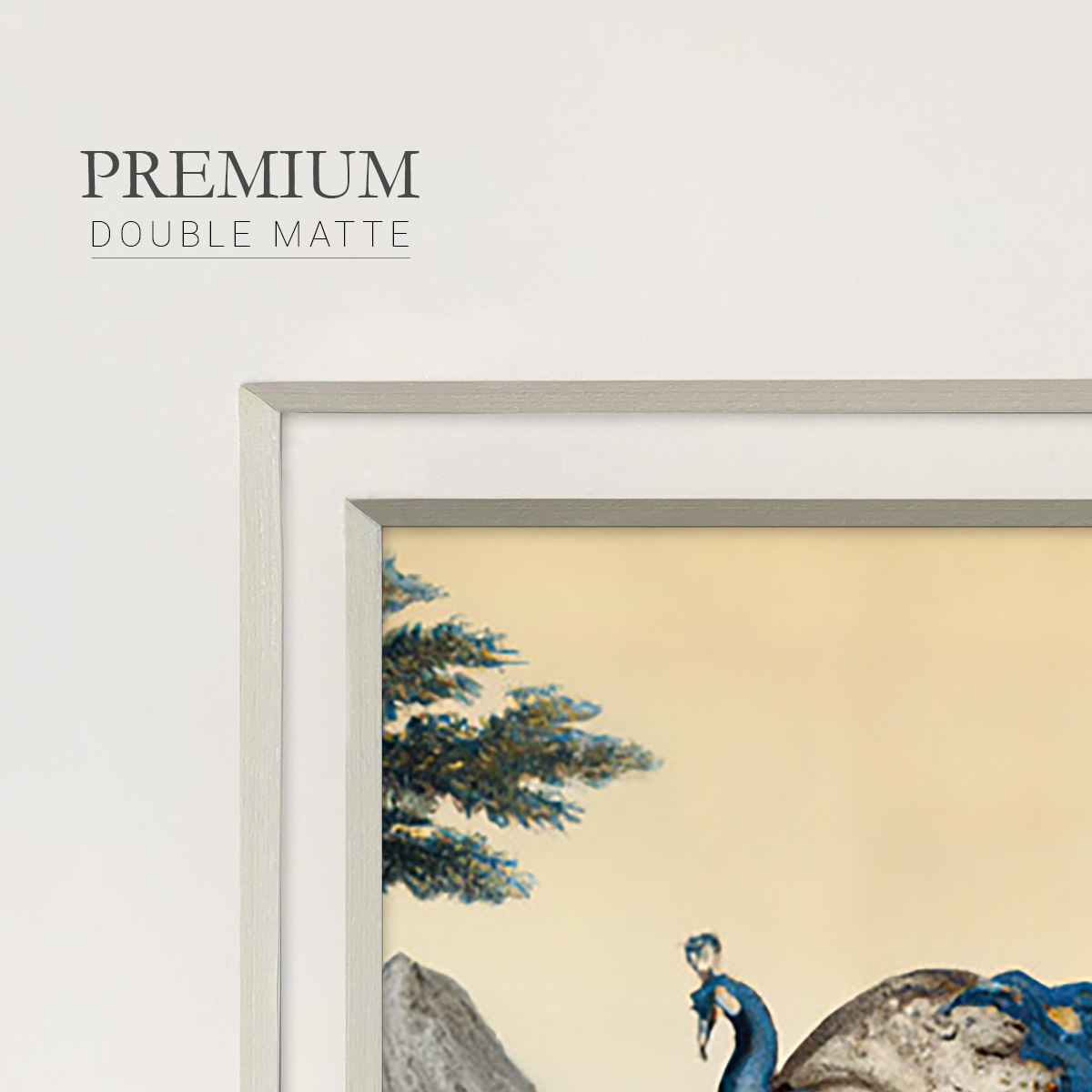 Peacock PlumPremium Framed Print