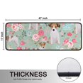thumbnail image 5 of Kitchen Rugs Sets Of 2,Jack Russell Terrier Dog and Flower Anti Fatigue Kitchen Mat Rugs Non Slip Washable,Decorative Kitchen Floor Mats for Kitchen,Sink,Laundry,17"x47"+17"x47", 5 of 5