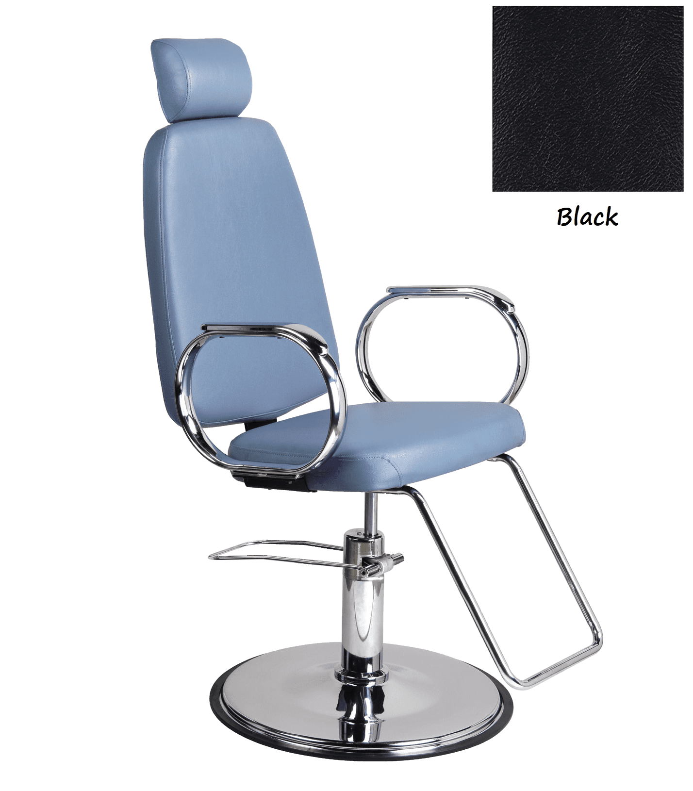 Professional Dental Patient Exam & X-Ray Chair Deluxe Quality 360° Swivel, Adjustable & Removable Headrest Stool Black
