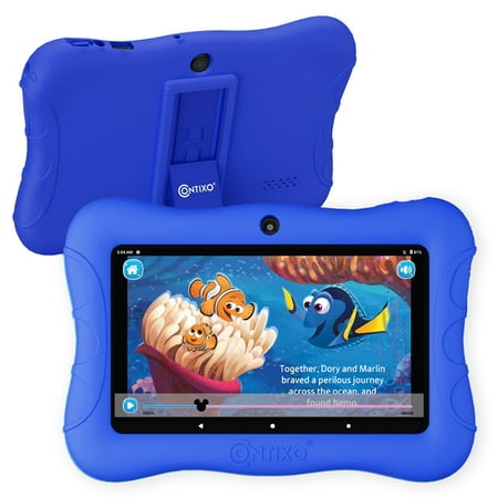 Contixo Kids Tablet with over $150 value of pre-installed Teacher Approved Apps, Android, 7", 32GB Storage, Learning Tablet with Parental Control, Kid-Proof Protective Case, age 3-8, V9-3-32-DB