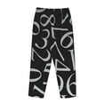thumbnail image 5 of Balery Numbers print Women's Pajama Pants,Ultra Lightweight Pjs,Lounge Pant-XX-Large, 5 of 9