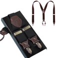 thumbnail image 1 of Bangcool Man Suspender Fashion Elastic Heavy Duty Y-Back Suspender Adjustable Suspender, 1 of 10