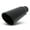Black, variant on Magshion 2.5" Inlet 3" Outlet Stainless Steel Exhaust Muffler Straight-Through Round Diagonal Cut Black Roll Tip, 8.5" Length