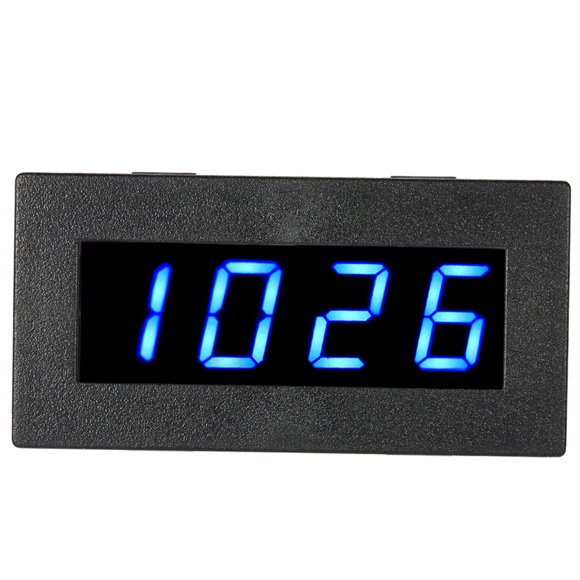 Amdohai High 0.56" 4 LED Digital Frequency Tachometer Car Motor Speed Meter RPM Measurement Tester 5-9999R/M DC 8-15V