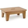thumbnail image 4 of CONSDAN Step Stool for Bed, USA Grown Oak,Wooden Step Stool for Adults, One Step Stool for Seniors, 6.5" High, Non-Slip Mat, No Assembly Needed, Solid Wood, Natural Color, 4 of 7