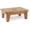 Natural Color, variant on Oak Step Stool for Bed, Wooden Stool for Adults & Seniors - 6.5" High, Non-Slip Mat, No Assembly Needed, Solid Wood