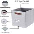 thumbnail image 3 of Storage Basket xx Baskets Storage Organization Bins with Labels (Kallax/ ), 3 of 8