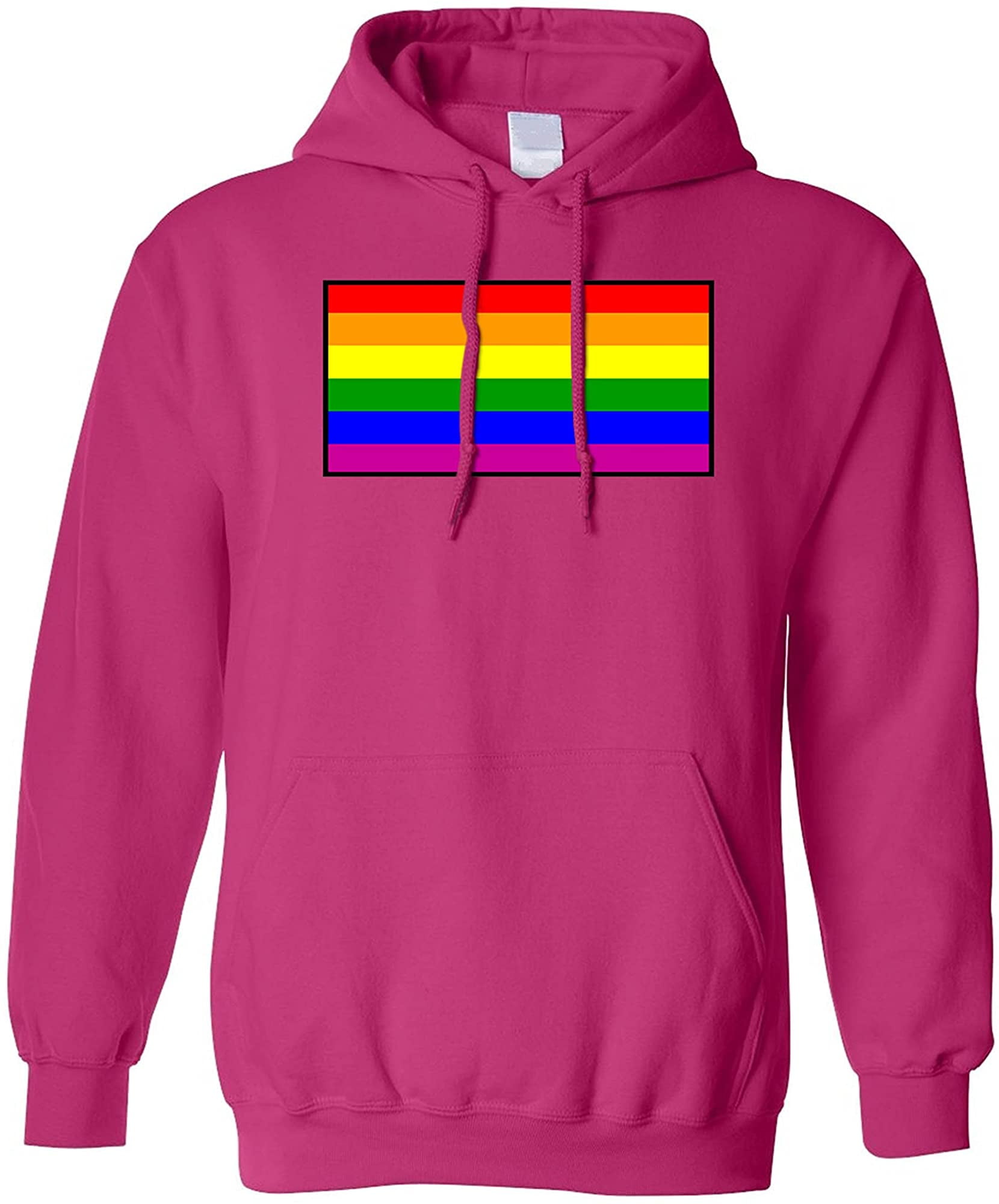pink gay pride hoodie