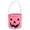 Pink, variant on HAYIMI Kids Halloween Candy Bag Lightweight Pumpkin Pattern With Top Handle Reusable Bucket Children Party Storage Handbag