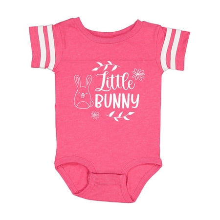 

Inktastic Easter Little Bunny with Flowers Gift Baby Boy or Baby Girl Bodysuit