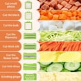 thumbnail image 3 of Juego de picadoras de verduras 17 en 1 multifuncional con contenedor, 3 of 3
