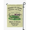 thumbnail image 1 of Printtoo Tan Always At Home Wherever We Roam Retro Camp Trailer Personalized Camping Flags For Campers Double Sided CampsiteFlagOutdoor GardenFlags, 1 of 4