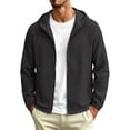 thumbnail image 4 of KyCheLot Zip up Jackets for Men Texture Pockets Hooded Casual Athletic Outdoor Lightweight Outwear, 4 of 7