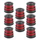 thumbnail image 3 of Kit de montaje de carrocería de silicona de 8 piezas para de 2 filas para F-250 F-350 2008-2016 Rojo, 3 of 8