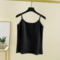 thumbnail image 7 of Jinhomg Cami Tank Top for Women Spaghetti Strap Undershirt Casual Summer Camisole Thermal Underwear Tops Dark Gray L, 7 of 7