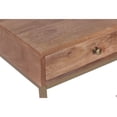 thumbnail image 4 of Casartis Living Mid-Century Wood and Metal Writing Desk in Brown/Gold, 4 of 5