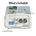 thumbnail image 2 of MidWest Homes For Pets Dog Crate Starter Kit with Bed, Cover & Bowls, 2 of 7