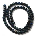 thumbnail image 3 of Natural Azurite Beads Strands Round 6mm Hole: 1mm 60~62pcs/strand 15~15.5 inch, 3 of 5
