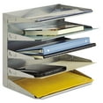 thumbnail image 2 of SteelMaster Soho Horizontal Organizer, Letter, Five Tier, Steel, Silver -MMF26425L050, 2 of 4