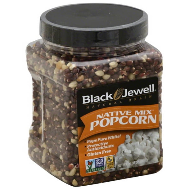 Black Jewell Natural Grain Native Mix Popcorn, 28.35 oz, (Pack of 6