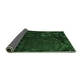 thumbnail image 2 of Ahgly Company Indoor Round Persian Emerald Green Bohemian Area Rugs, 3' Round, 2 of 4