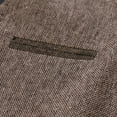 thumbnail image 2 of Qarigey Chaleco de vestir para novios ajustado de vaquero occidental, chalecos de traje de cuero cálidos y de moda, transpirables y elegantes Camisetas, 2 of 6