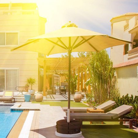 Fashionhome Outdoor Round Weight Bag Portable Umbrella Base Sandbag Beach Gazebo Camping Garden Sunshade Tarps Fixed Tool Walmart Canada