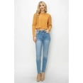 thumbnail image 5 of Drop Shoulder Crew Neck Cropped Sweater Rib-knit, 5 of 7
