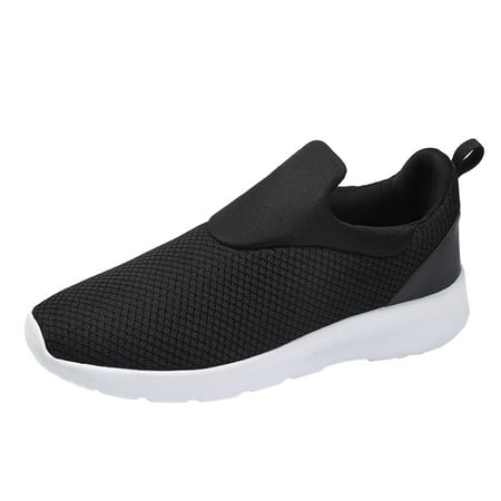 

dmqupv Sneaker Slippers for Men Lightweight Comfort Shoes Non Slip Casual Running Shoes Sneaker Cases for Men Technicalsportshoe Black 11