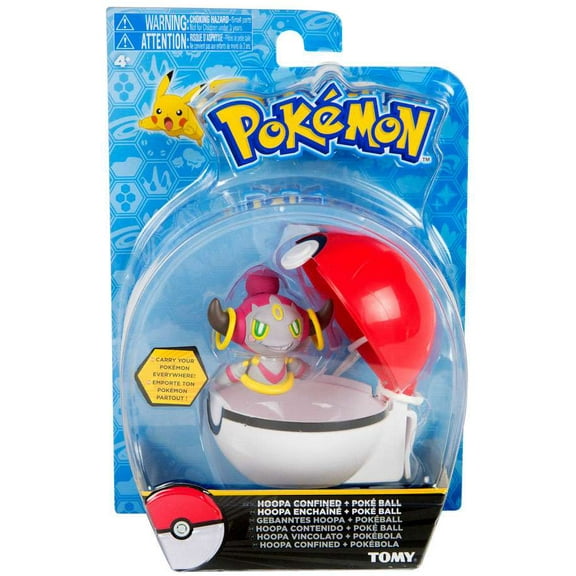 Pokemon Clip n Carry Pokeball Hoopa Confined & Poke Ball Figure Set