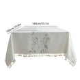thumbnail image 2 of RKSTN Tassel Tablecloth And Linen Tablecloth Embroidered Tassel Tablecloth, 2 of 6