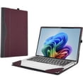 thumbnail image 1 of Laptop Case for 15 inch Microsoft Surface Laptop 7 Windows PC with ARM CPU and AI-Powered Copilot+, PU Leather Folio Stand Laptop Protective Cover, 1 of 7
