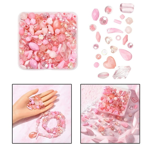 Cuentas sueltas Macarena 1 caja surtida Rosado