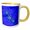 Yellow/White, variant on 3drose, Tropical Sea Turtles with Flower Shells on a Nautical Map of Islands., 11oz Two-tone Red Mug