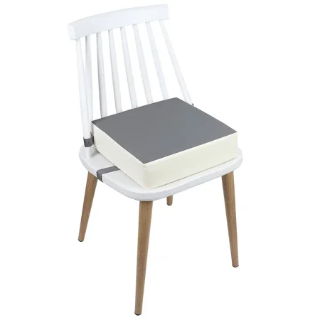 

Temou-A Toddler Booster Seat For Dining Table PU Washable Double Safe Straps Non-Slip Bottom Booster Seat Kids Portable Booster Seat For Kitchen Restaurant Table