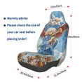 thumbnail image 3 of Disketp Dog Angel Ascension Car Seat Covers Universal Front Seat Coves for Car Accessories ,Padded Car Covers for Automotive, SUV, Truck, and Van, 3 of 5