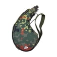 thumbnail image 1 of Bouteille d'Eau Armée Camping Flacon de Hanche pour Chasse Équitation Voyage Armée Randonnée Camouflage Rouge, 1 of 7