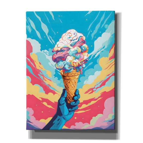 Epic Graffiti 'Ice Cream Pop Art'  by Andreas Magnusson Canvas Wall Art, 12" x 16"