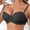 Black, variant on Women's Balconette Lace Bra, Lightly Padded Comfortable Brassieres, Full Cup Underwire Support Bralette