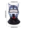 thumbnail image 3 of Wzzjkit Summer Sunscreen Outdoor Face Mask Pattern Face Gini Headmask, 3 of 5