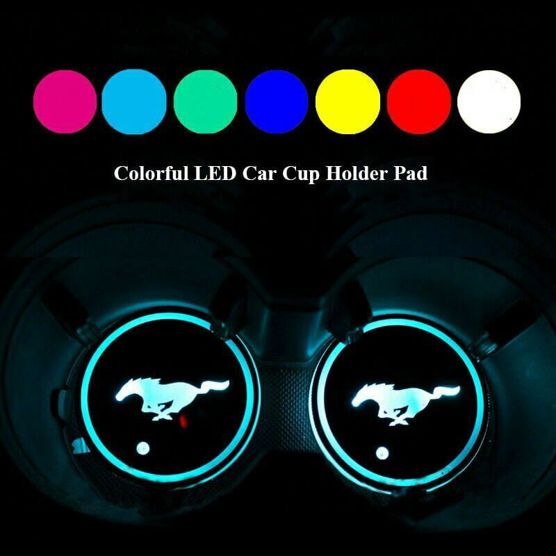 3D LED 7 Colors Remote Control ford mustang Lamp USB with free adaptor usb  plug 