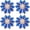 Blue, variant on 20 PCS Rhinestone Buttons 0.7x0.4 inch Crystal Rhinestone Buttons with 2mm Hole Silver Alloy Shank Buttons for Garment Accessories Flower Shape Button for Clothes Bags Hats Decoration