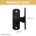 thumbnail image 2 of Sliding Barn Door Latch 90 Degree Heavy Duty Gate Latch for Garden Bathroom, 2 of 8