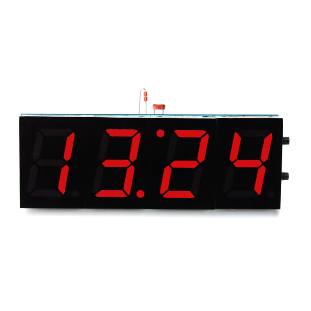 Details about   Compact 4-digit DIY Digital LED Display Clock Light Control Temperature DateTime