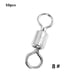 thumbnail image 4 of Greeniant Conector de pesca, rotación de 360 ​​grados, anillo giratorio de pesca duradero, conectores a presión de barril de rodamiento de bolas, Type2 NO2 Greeniant  CBP210532, 4 of 6
