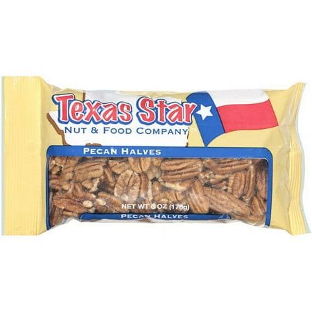 Texas Star Pecan Halves, Roasted & Salted, 16 oz Bag
