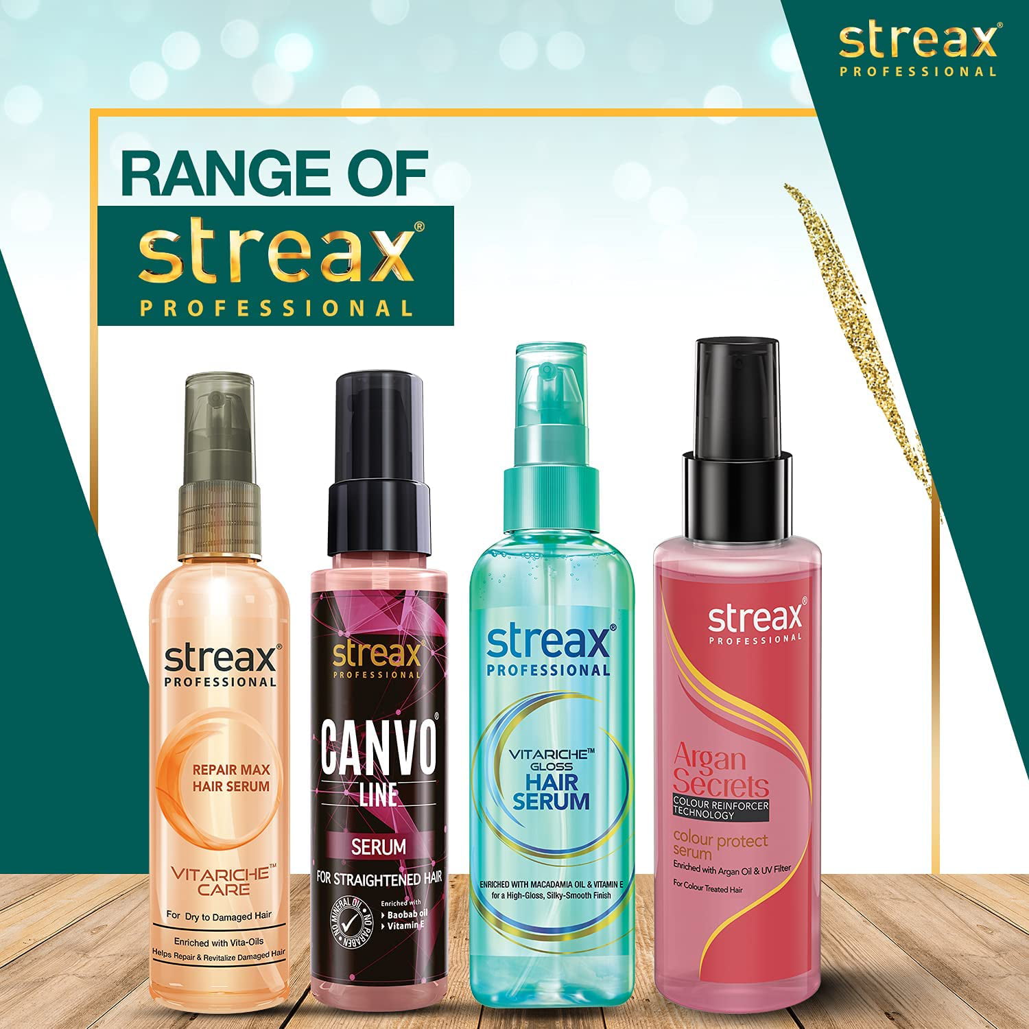 Streax Pro Hair Serum Vita Gloss-100Ml 